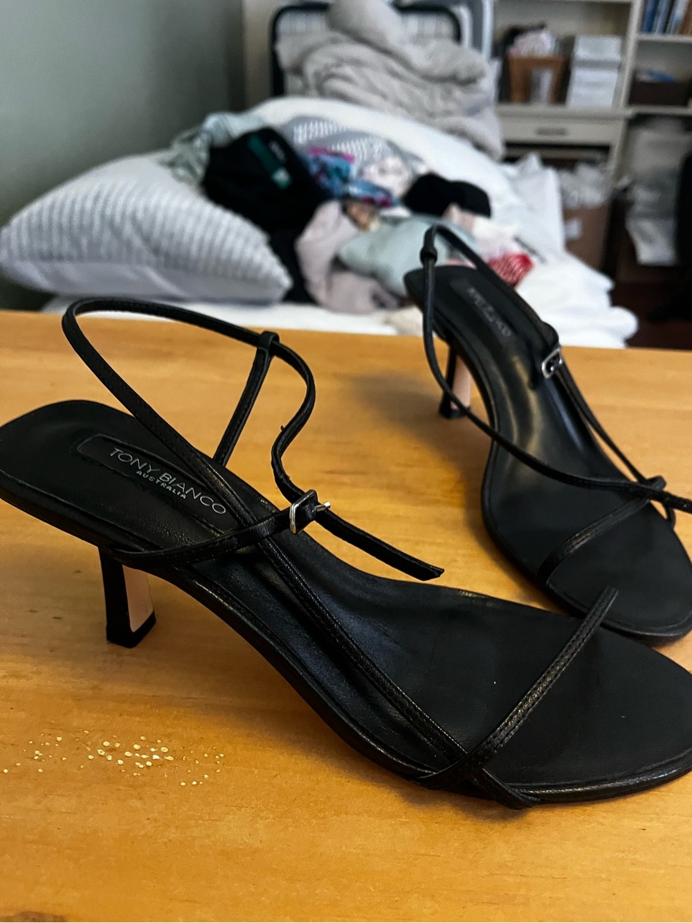 Tony Bianco Caprice Black Heels